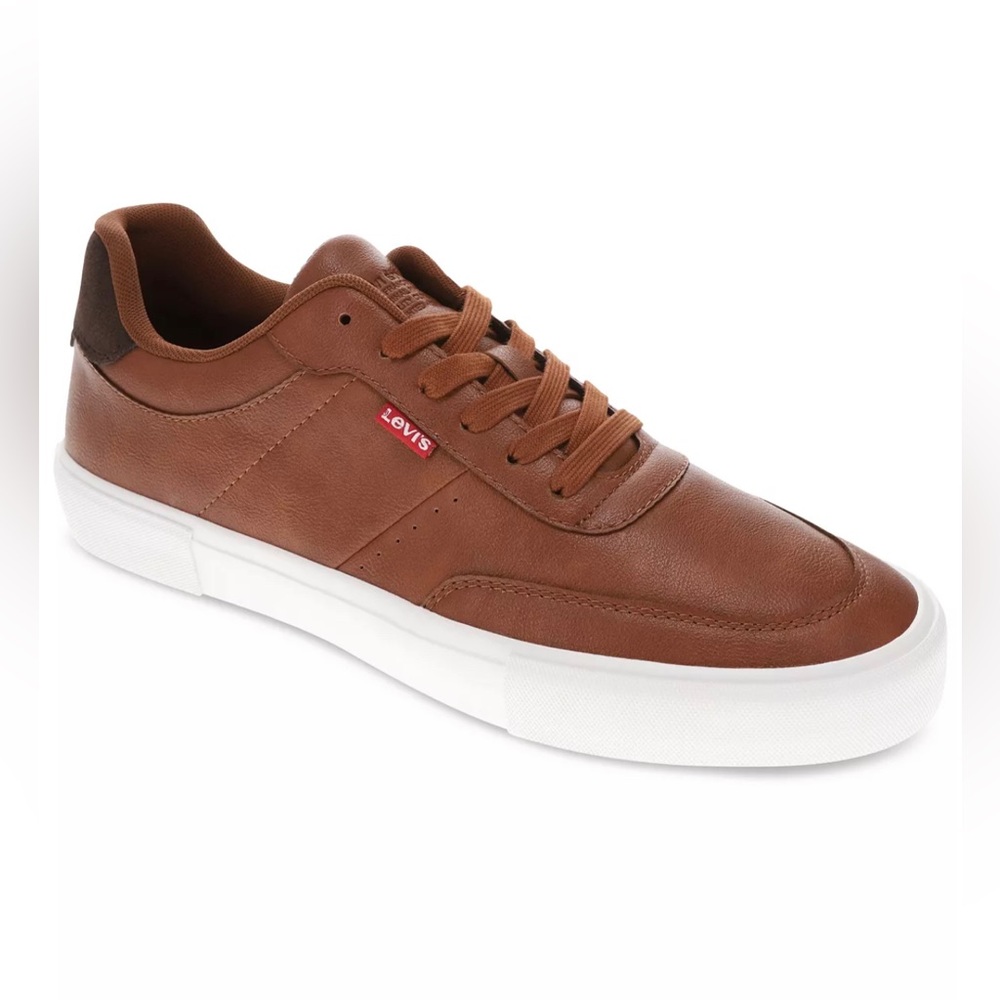 LEVI'S Men's Munro Faux-Leather Retro Low Top Sneakers - Picture 2 of 6